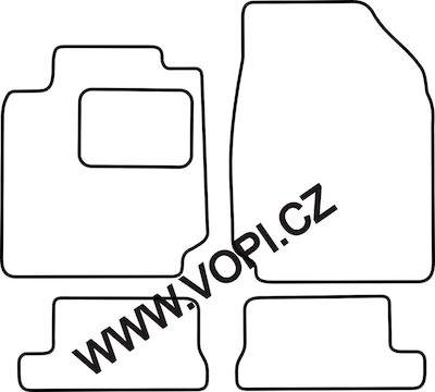 Autokoberce Nissan Micra C+C 2005 - 2010 Colorfit (3247)